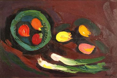 Piatto e natura morta, 1944