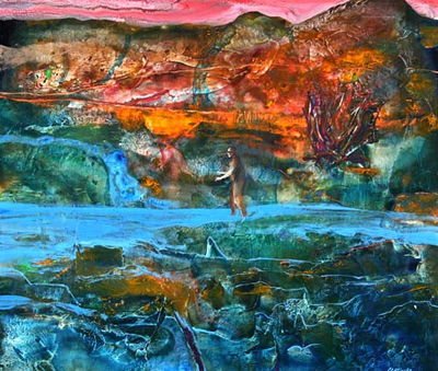 Downstream by Robert Carroll - Auction record, sale price, and art valuation. Compare with similar artists and explore comparable artworks.