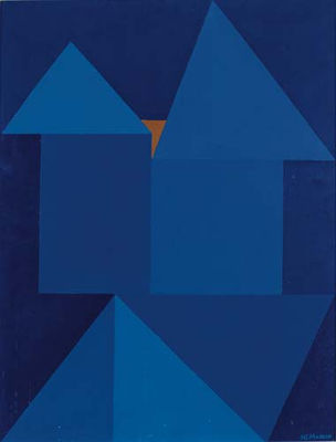 Costruzione di piani in azzurro, 1965 by Galliano Mazzon - Auction record, sale price, and art valuation. Compare with similar artists and explore comparable artworks.