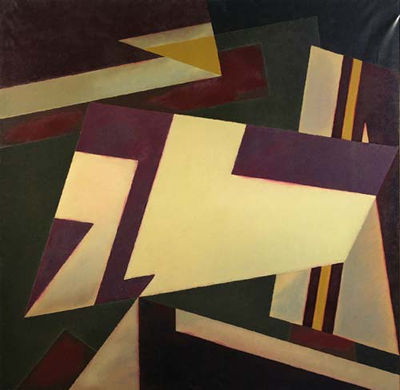 Sample artwork by Adone Asinari (1910 - 1984), known for futurist and abstract-constructivist style - View similar artists and auction records