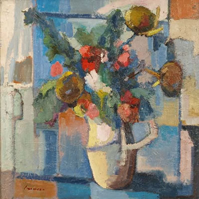 Sample artwork by Pasquale Monaco (Born 1948), known for painting - View similar artists and auction records
