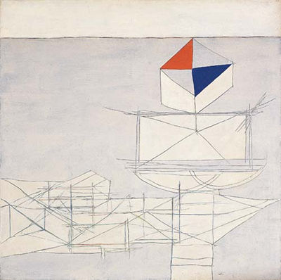 Il rovescio della scena by Achille Perilli - Auction record, sale price, and art valuation. Compare with similar artists and explore comparable artworks.