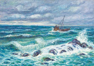 Mare tempestoso, Capo Mele, Laigueglia