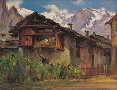 Sample artwork by Angelo Malinverni (1877 - 1947), known for painting - View similar artists and auction records