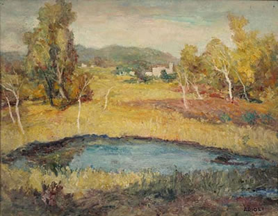 Stagno di ottobre by Fioravante Arioli - Auction record, sale price, and art valuation. Compare with similar artists and explore comparable artworks.