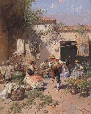 Lavori in cortile by Riccardo Pellegrini - Auction record, sale price, and art valuation. Compare with similar artists and explore comparable artworks.