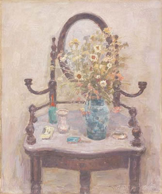 Fiori e specchio