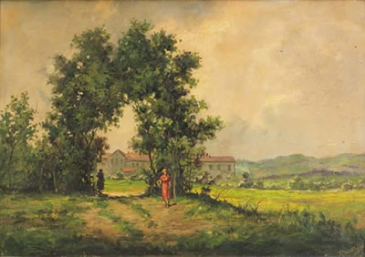 Sample artwork by Vittorio Buora (1910 - 1966), known for painting - View similar artists and auction records