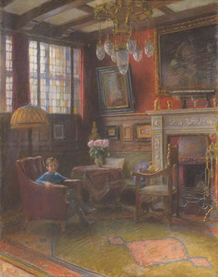 Interno con fanciullo