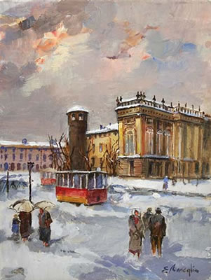 Torino anni '30, Piazza Castello