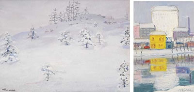 Nevicata; Paesaggio