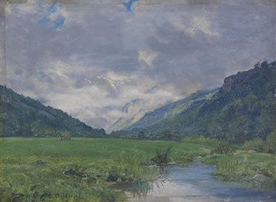 Nebbia mattutina by Luigi Calderini - Auction record, sale price, and art valuation. Compare with similar artists and explore comparable artworks.