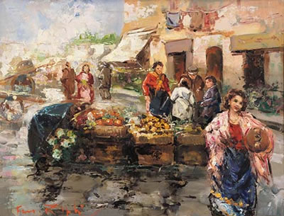 Mercatino al Vomero, Napoli