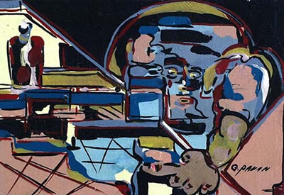 Personaggi by Giordano Pavan - Auction record, sale price, and art valuation. Compare with similar artists and explore comparable artworks.