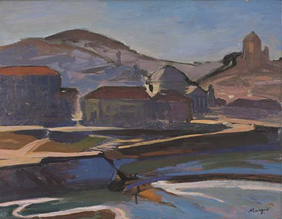 Paesaggio, Monte dei Cappuccini, 1929 by Francesco Menzio - Auction record, sale price, and art valuation. Compare with similar artists and explore comparable artworks.