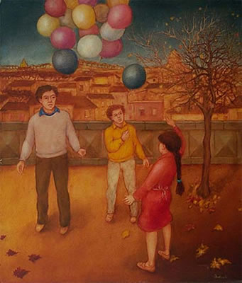 Sample artwork by Mimmo Andriuoli (Born 1946), known for painting - View similar artists and auction records