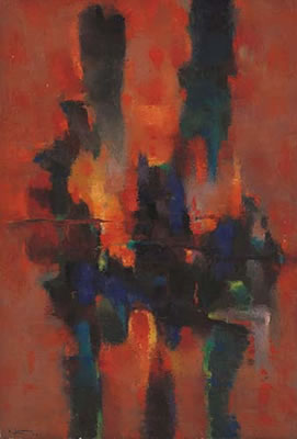 Tramonto sul torrente, 1959