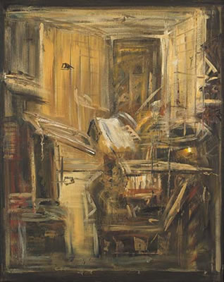 Interno con figura, 1980