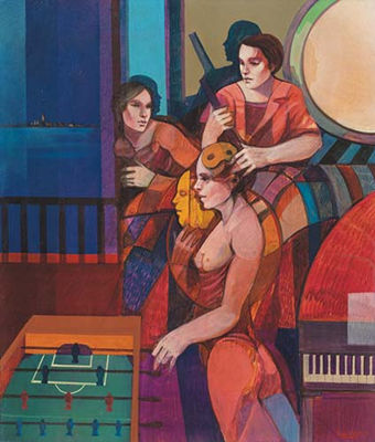 Interno, 1986 by Tiziano Bertacco - Auction record, sale price, and art valuation. Compare with similar artists and explore comparable artworks.