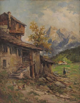 Paesaggio montano by Alfredo Ricci - Auction record, sale price, and art valuation. Compare with similar artists and explore comparable artworks.