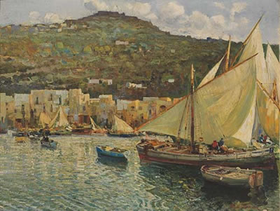 Sample artwork by Paolo Pratella (1892 - 1980), known for painting - View similar artists and auction records