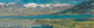 Lago di Montespluga by Carlo Aimetti - Auction record, sale price, and art valuation. Compare with similar artists and explore comparable artworks.