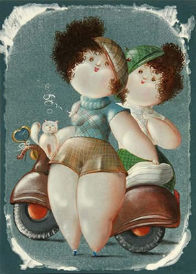 Sample artwork by Nicola Vietti (Born 1945), known for painting and sculpture - View similar artists and auction records