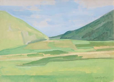 Paesaggio, Valle d'Aosta by Sergio Bonfantini - Auction record, sale price, and art valuation. Compare with similar artists and explore comparable artworks.