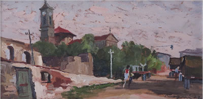Strada di paese by Basso Ragni - Auction record, sale price, and art valuation. Compare with similar artists and explore comparable artworks.