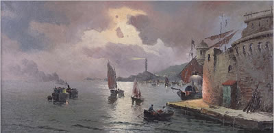 Il porto di Genova nel