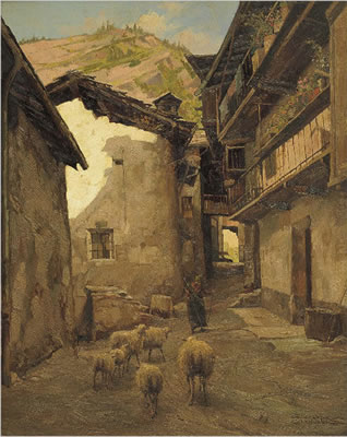 Ritorno dal pascolo by Giuseppe Gheduzzi - Auction record, sale price, and art valuation. Compare with similar artists and explore comparable artworks.