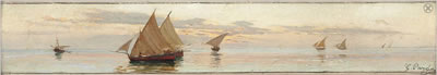 Barche al tramonto