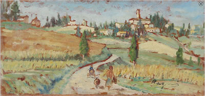Verso il paese by Basso Ragni - Auction record, sale price, and art valuation. Compare with similar artists and explore comparable artworks.
