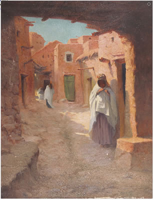 Strada a Sidi Okba by Charles Manciet - Auction record, sale price, and art valuation. Compare with similar artists and explore comparable artworks.