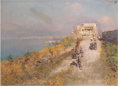 Pescatore e figure sul litorale campano by Carmine Ciardiello - Auction record, sale price, and art valuation. Compare with similar artists and explore comparable artworks.