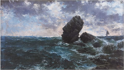 Scogli, onde infrante