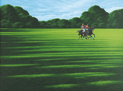 Green con giocatori di polo by Daniele Fissore - Auction record, sale price, and art valuation. Compare with similar artists and explore comparable artworks.