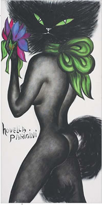 La gatta ladra by Novella Parigini - Auction record, sale price, and art valuation. Compare with similar artists and explore comparable artworks.