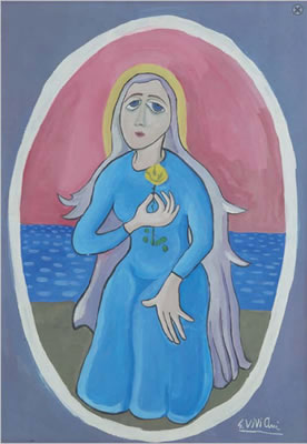 Madonna della rosa by Giuseppe Viviani - Auction record, sale price, and art valuation. Compare with similar artists and explore comparable artworks.
