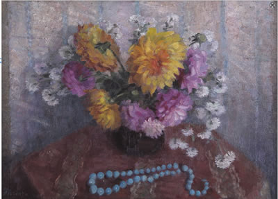 Composizione floreale con collana by Fiorenza Boccalatte - Auction record, sale price, and art valuation. Compare with similar artists and explore comparable artworks.