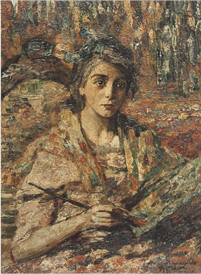 La pittrice