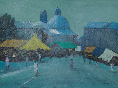 Sample artwork by Walter Ellena (Born 1935), known for painting - View similar artists and auction records