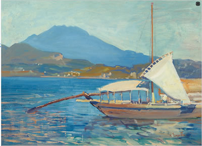 Sample artwork by Andrea Zapelloni (1877 - 1961), known for landscape painting - View similar artists and auction records