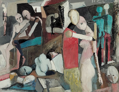 Sample artwork by Bruno Paoli (1915 - 2005), known for painting - View similar artists and auction records