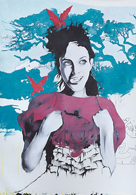 Sample artwork by Lidia Bachis (Born 1969), known for painting - View similar artists and auction records