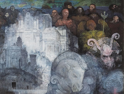 Paesaggio mitologico, primi anni '90