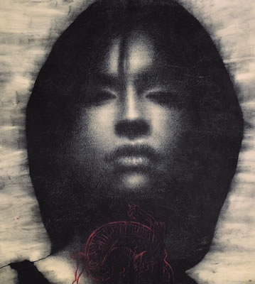 Sample artwork by Omar Galliani (Born 1954), known for painting - View similar artists and auction records