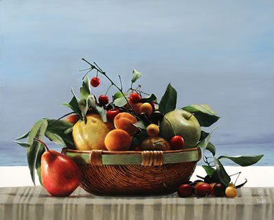 Cestello, frutta e mare
