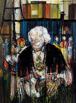 La vecchia gitana, 1972 by Gianni Sesia Della Merla - Auction record, sale price, and art valuation. Compare with similar artists and explore comparable artworks.