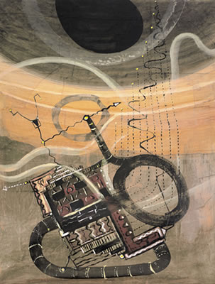 Giochi surreali su duna d'oriente